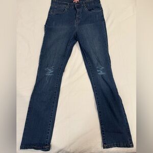 All Worthy by Hunter McGrady Dark Blue Skinny Jeans